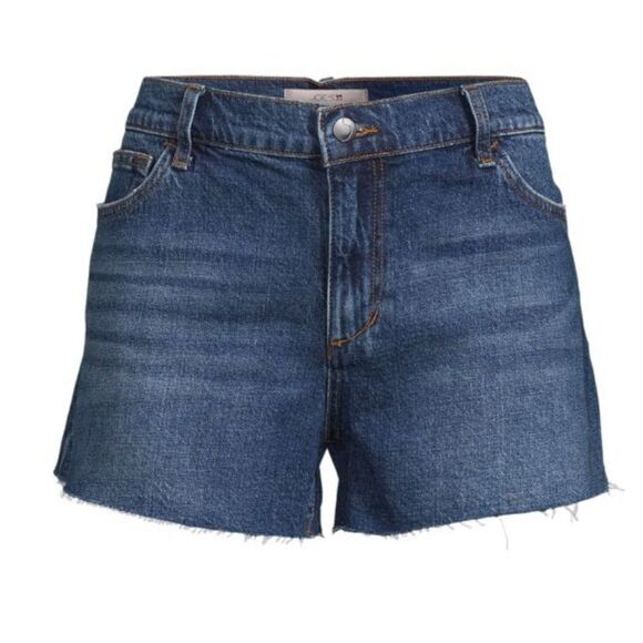 Joes Jeans Raw Hem Dark Wash Cut Off Jean Shorts Dark Wash Size 30, NWT - Picture 3 of 11
